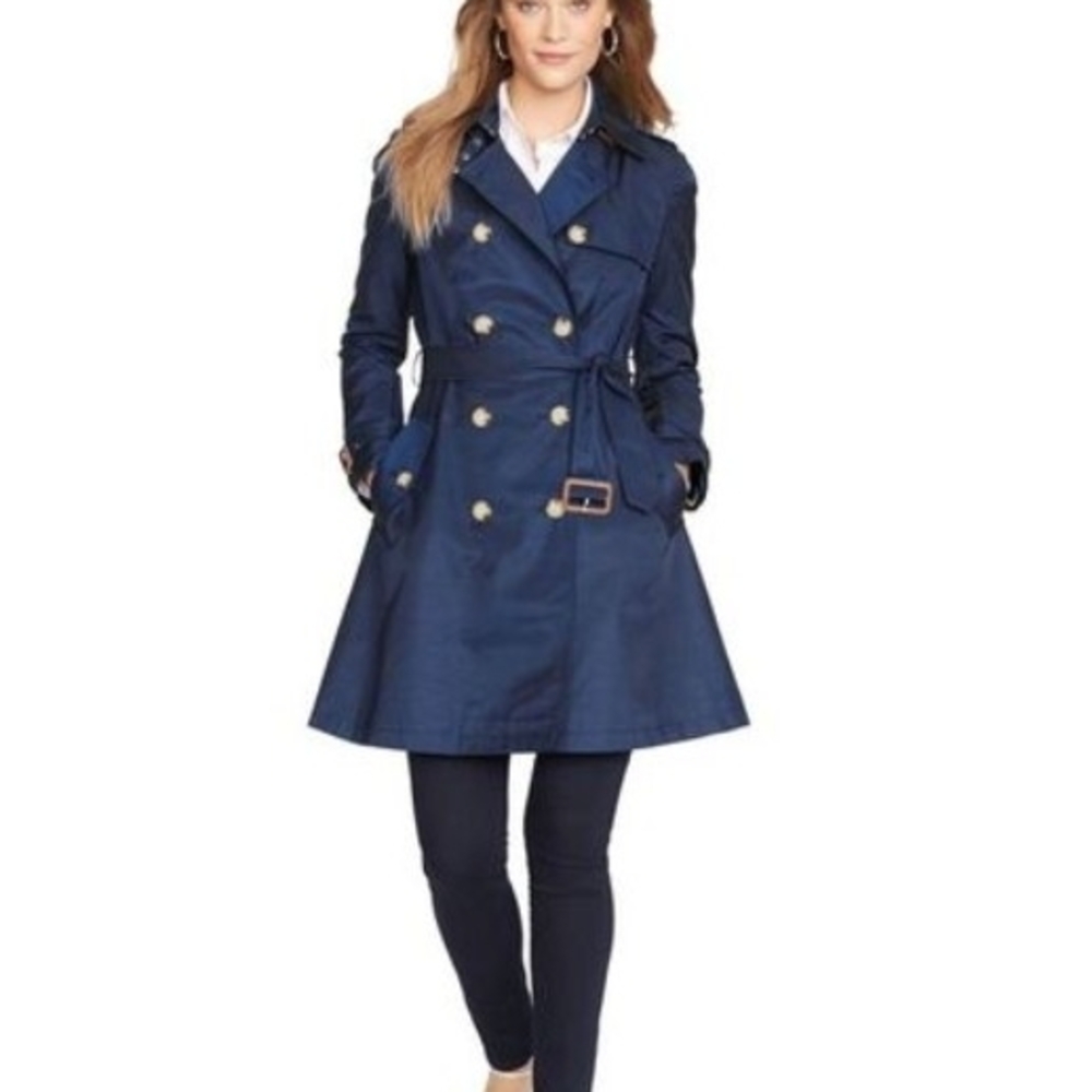 Lauren Ralph Lauren Classic Navy Trench Coat